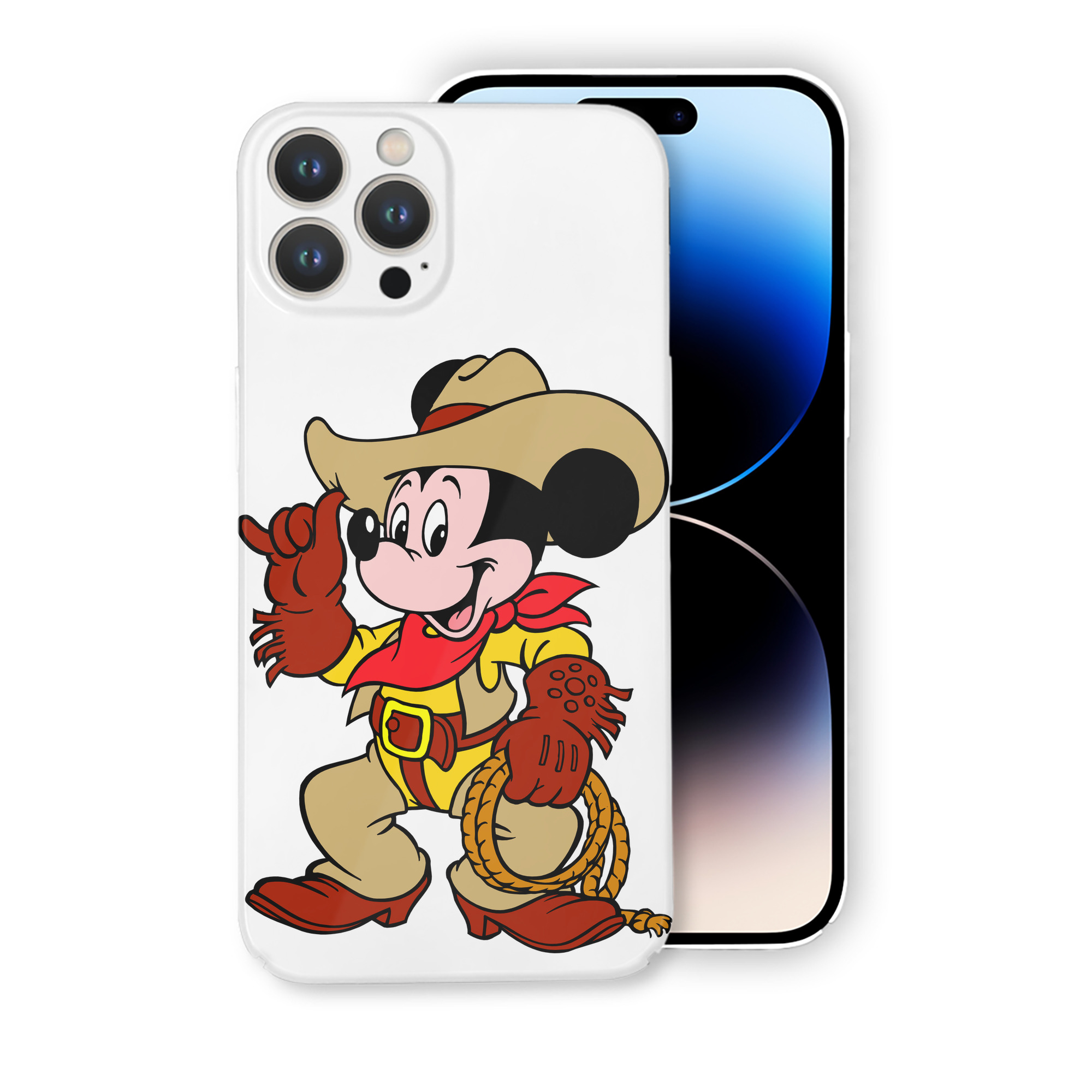 （画像用） ミッキーマウス Mickey Mouse 【iPhone 14シリーズ対応】ハードケース